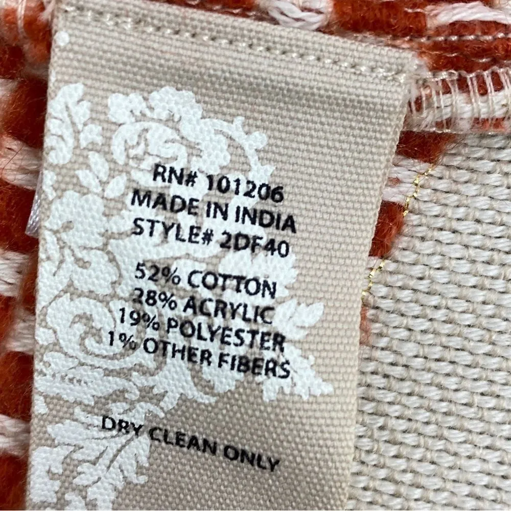 Soft Surroundings Juliet Woven Tasseled Cardigan Topper Jacket Beige Small - Image 12