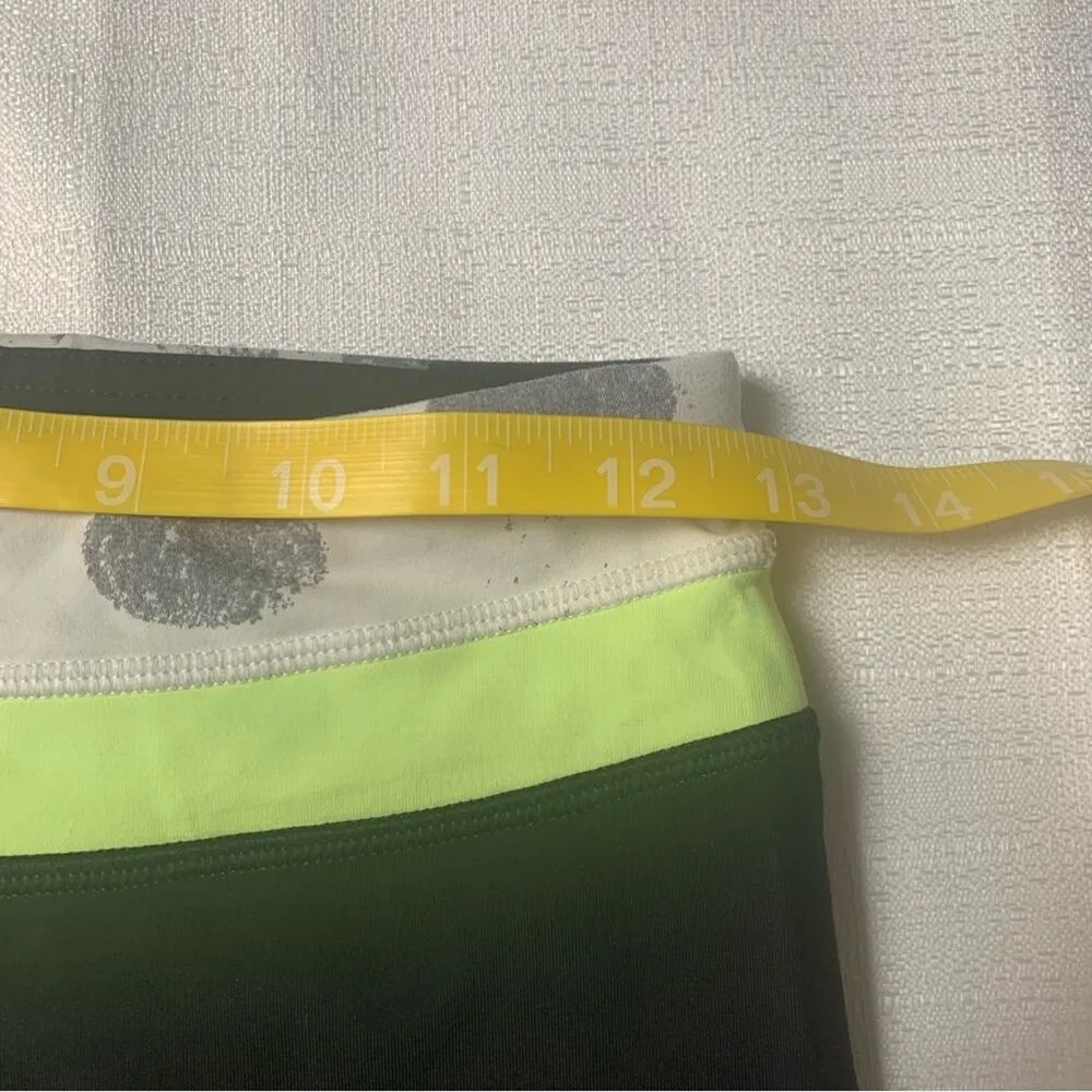 Lululemon size 6 inspire crop black green leggings beyond gym basic workout - Image 9