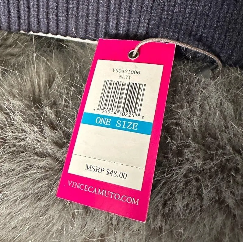 Vince Camuto  Beanie with interchangeable Pom poms - Image 3