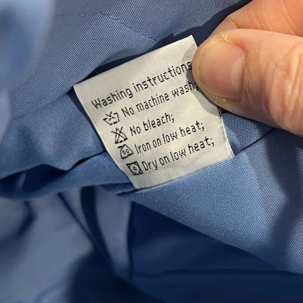 NEW! HEBEOS A-Line/Princess Satin Ruffles One-Shoulder Floor-Length Dress size 4 - Image 7