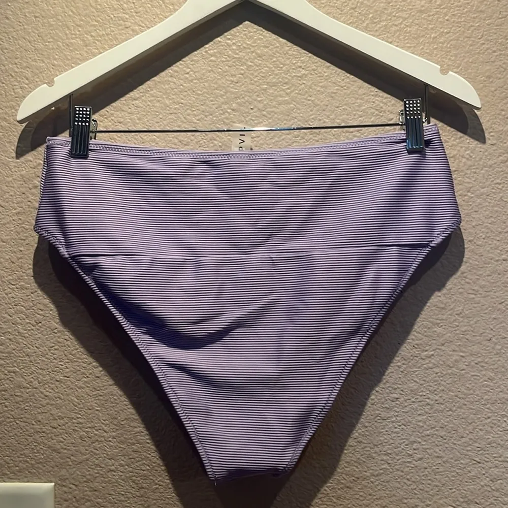 New Popvil Women’s Lavender Bikini Bottoms Size Large NWT Purple - Image 5