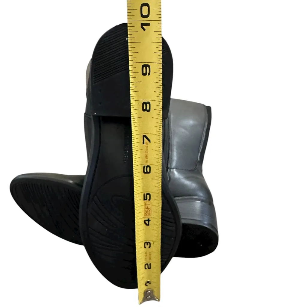 Andrea Leather Knee High Boots size 7 Black - Image 7