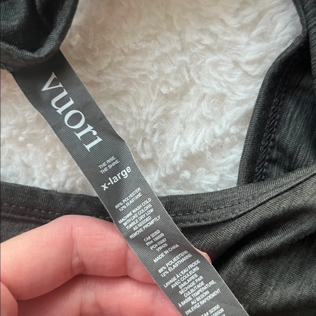 Vuori Lux Jumpsuit XL Dark Grey - Image 3