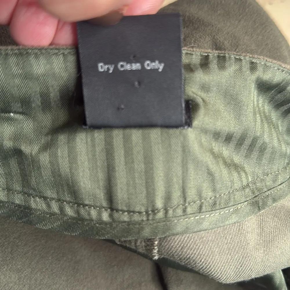 J. Peterman Women’s Olive Green Wide Leg Pants Trousers W1205 Sz 8 - Image 7