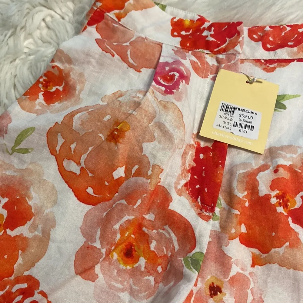 Charlie Holiday Linen Shorts high waisted brand new with tag size XS - Image 15