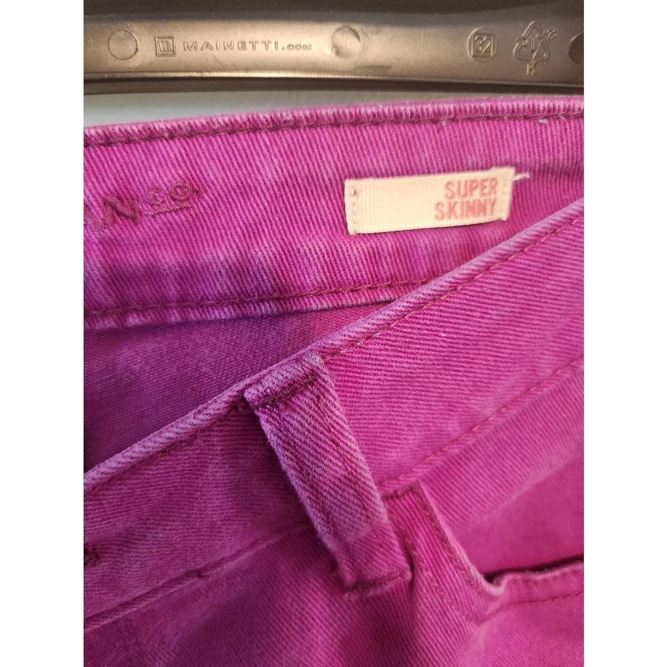 ARIZONA JEAN CO JUNIORS Super Skinny JEANS BERRY FUSION SIZE 13 - Image 3