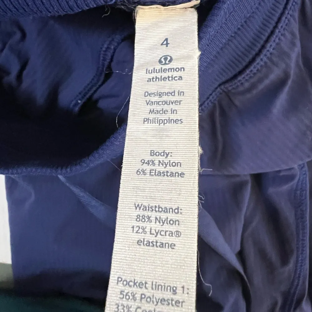 Lululemon  Dance Studio Crop Jogger Pants Blue Size 4 Drawstring Waist - Image 5