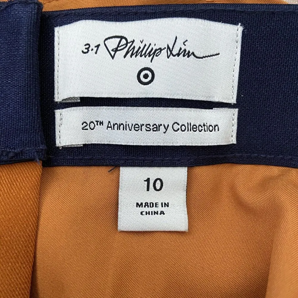 Leopard Print Skirt Size 10 PHILLIP LIM 3.1 for Target Multi-Color Circle Orange - Image 7