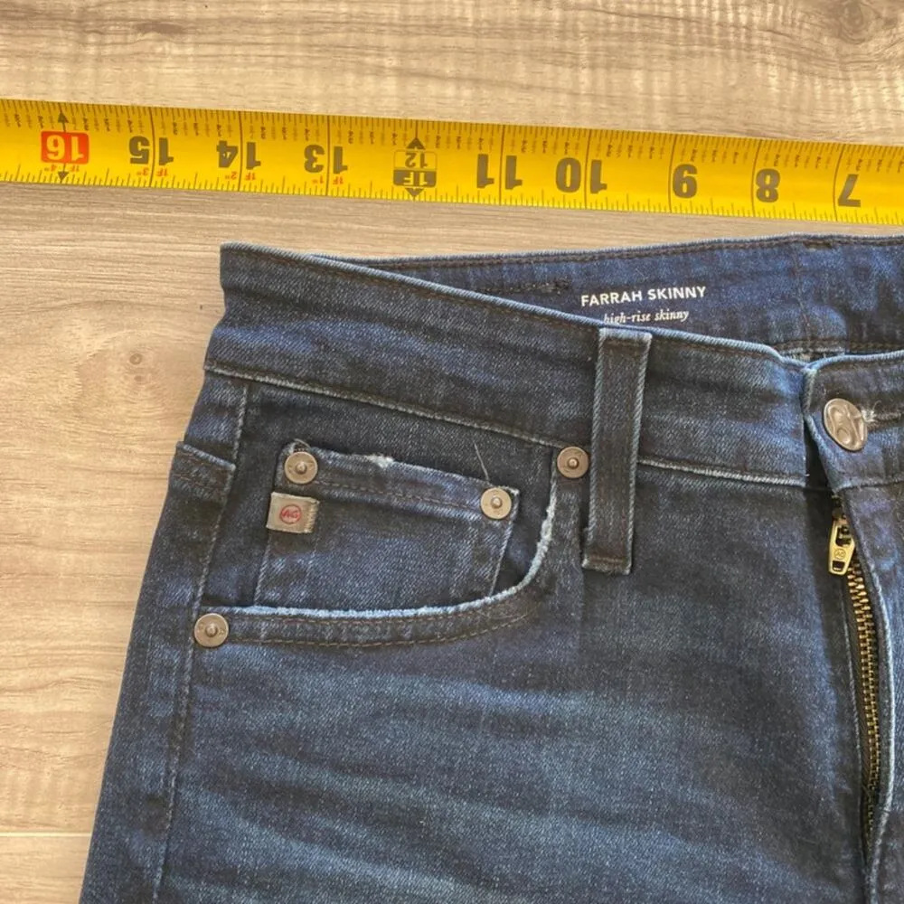 Adriano Goldschmied Farrah High-Rise Skinny Jeans - 29R - Image 9