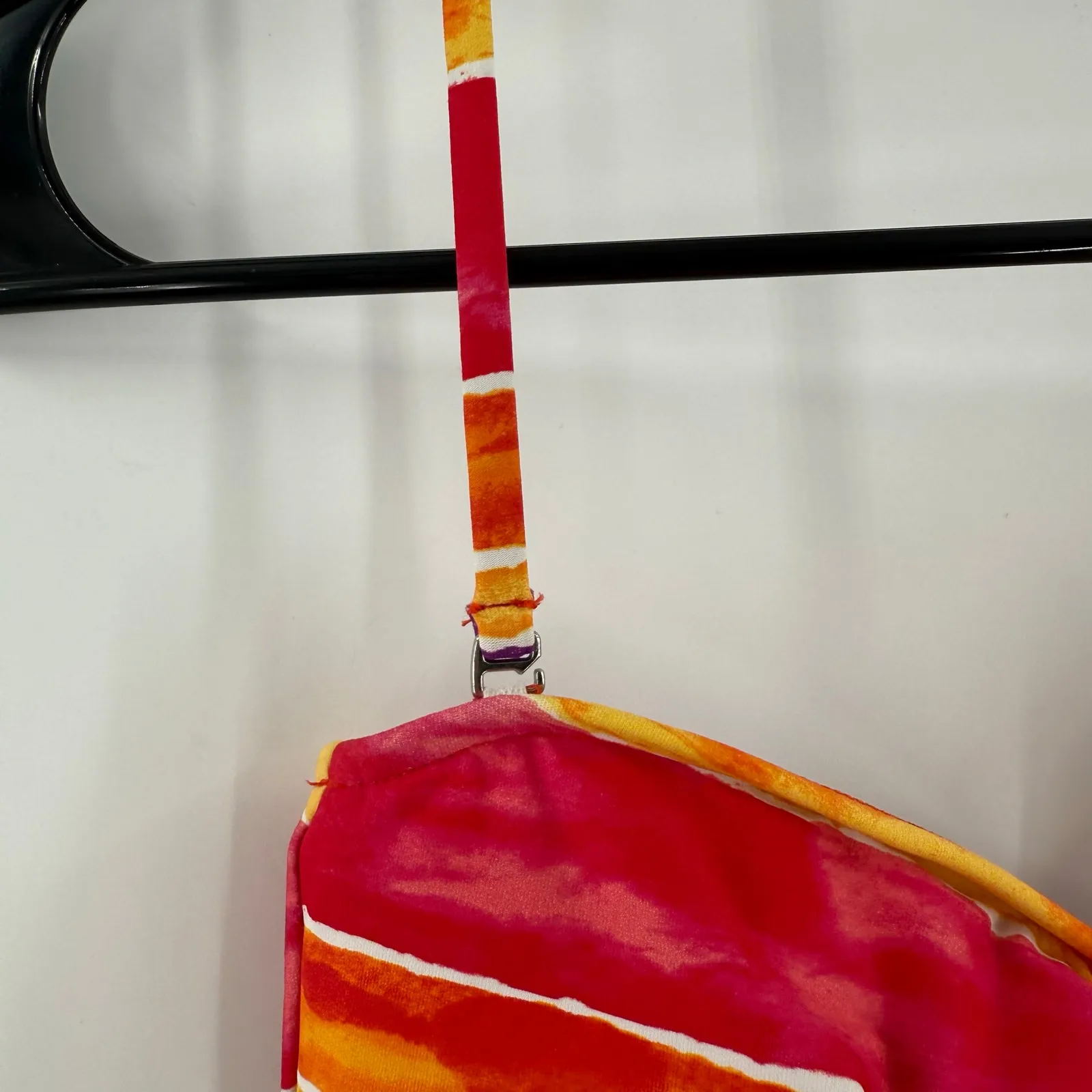 RALPH LAUREN Tankini Top Size Small NEW Swim NWOT Tie Stripe Halter Strap Resort - Image 6