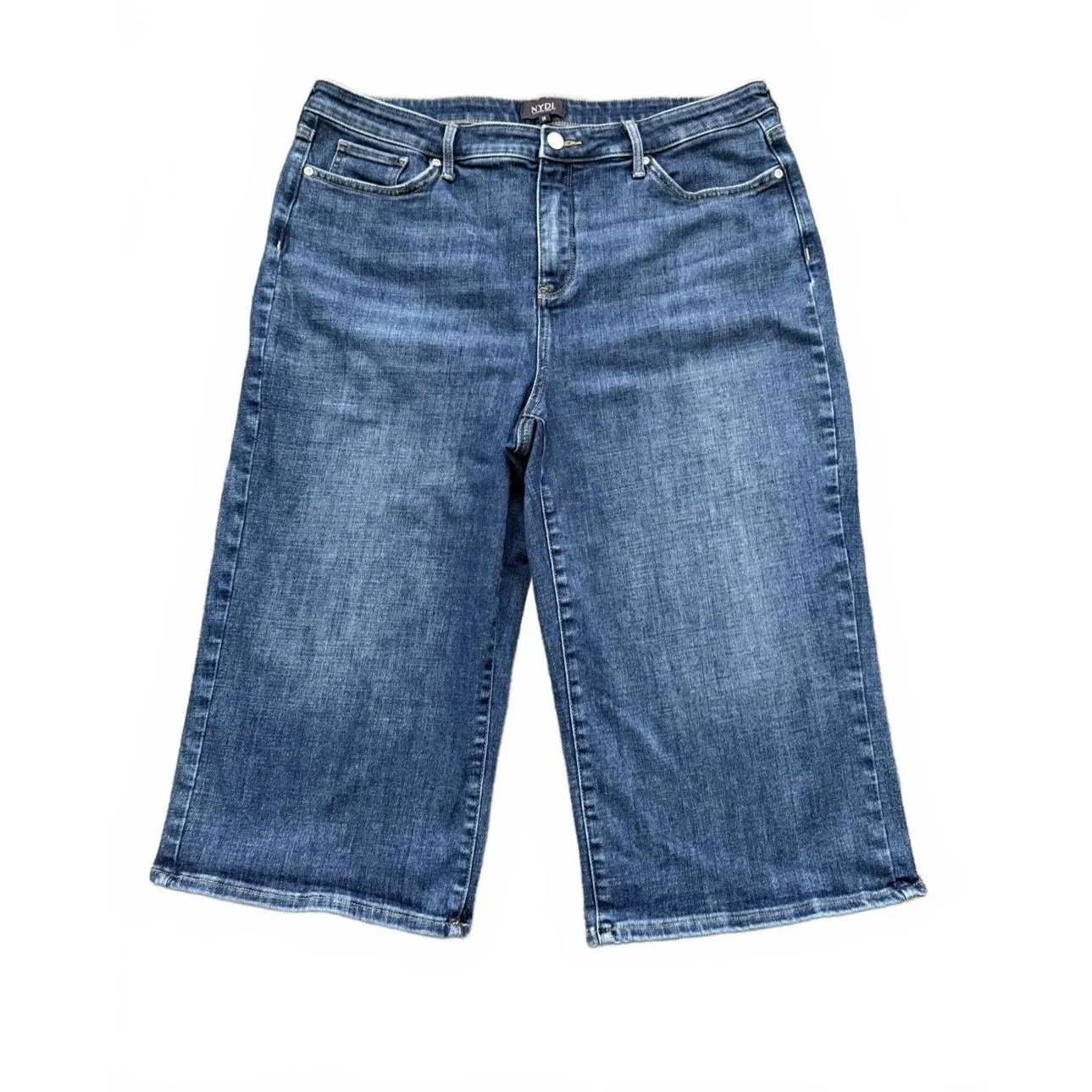 NYDJ Not Your Daughter's Jeans Capri Cropped Size 16 Lift Tuck Technology Blue - Image 2