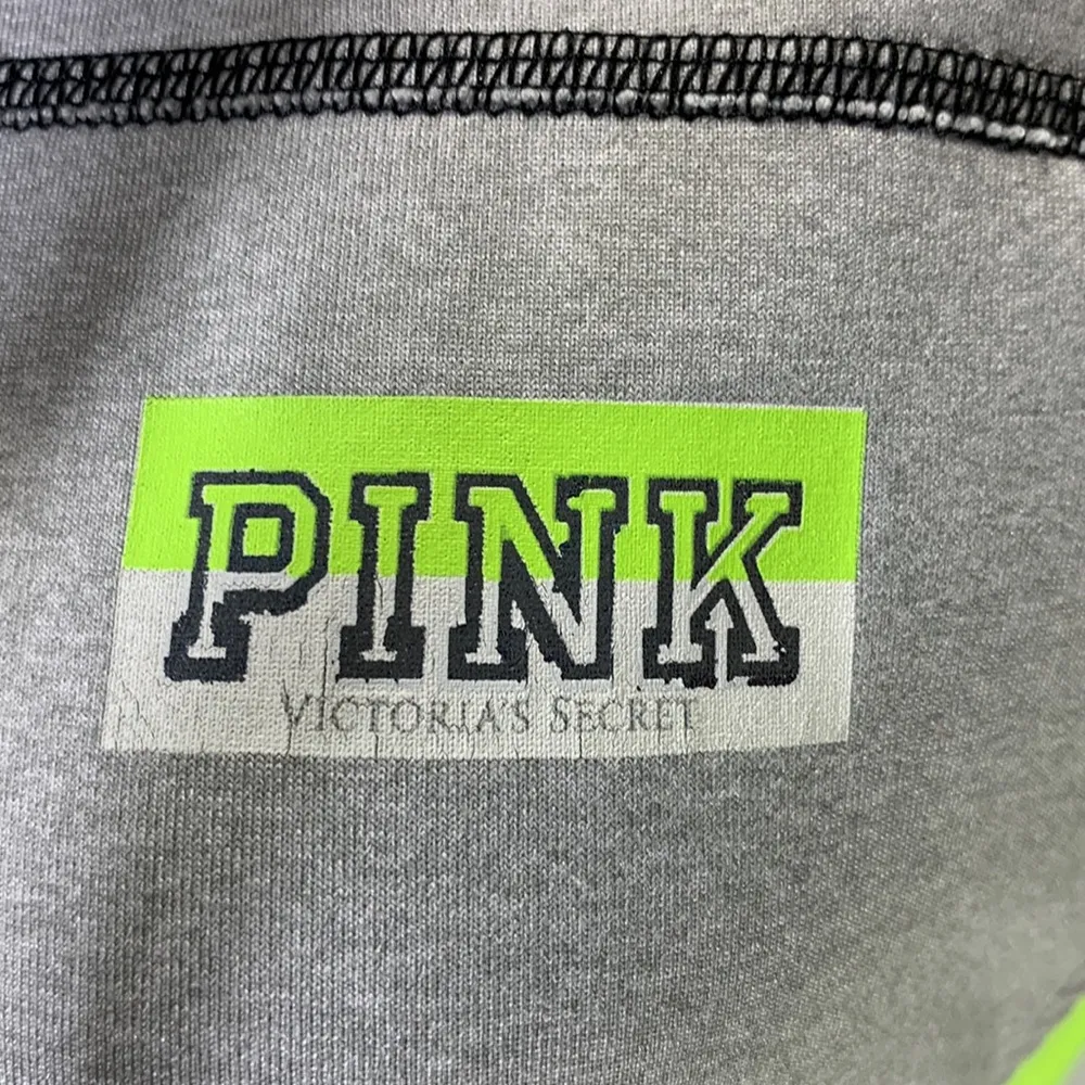 PINK Victoria’s Secret Ultimate Cowl Neck Gray Pullover Size Small - Image 2