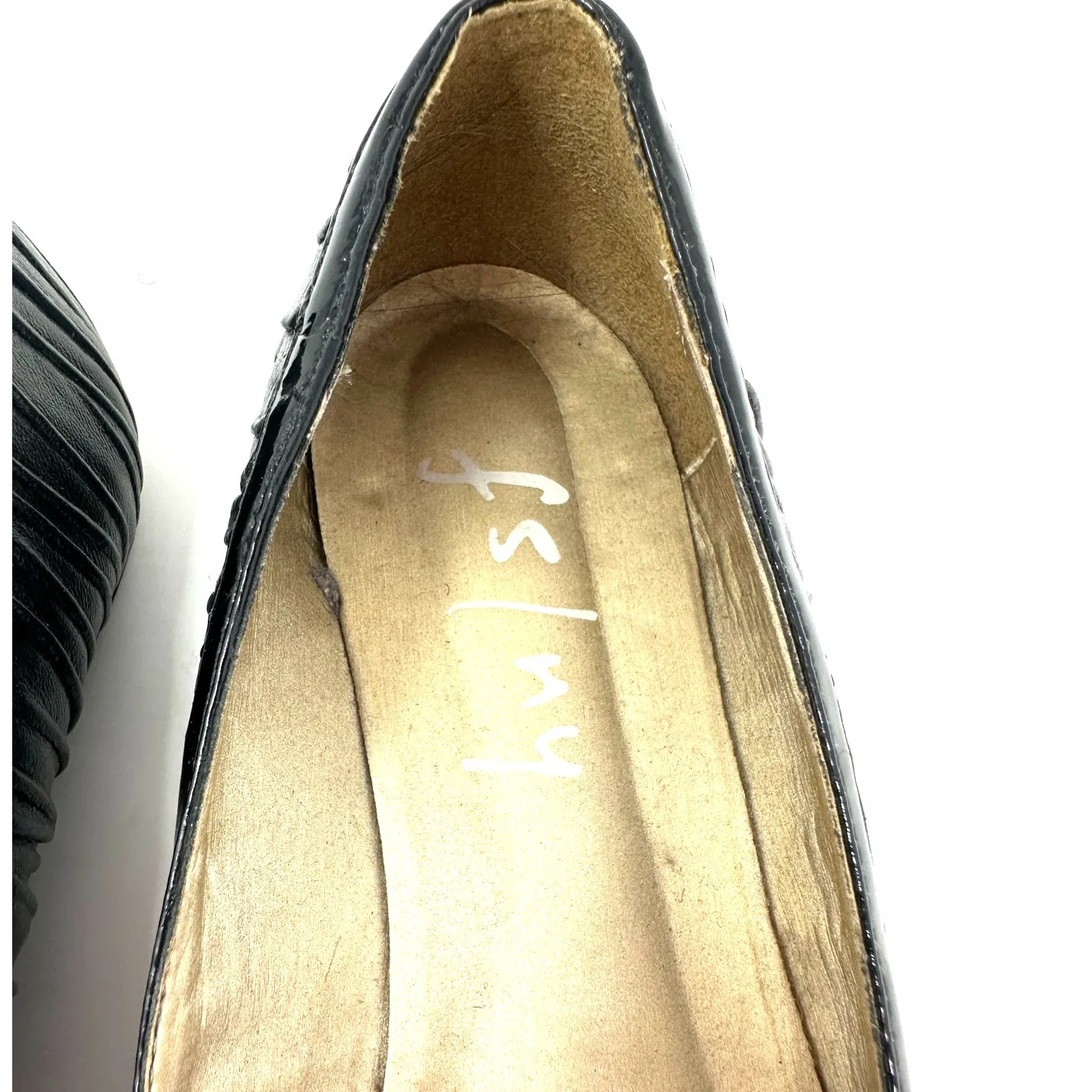 fs/ny Size 6 Flats Black Ballet Slip‎ on Bow Tie Solid Casual Everyday Basic - Image 5