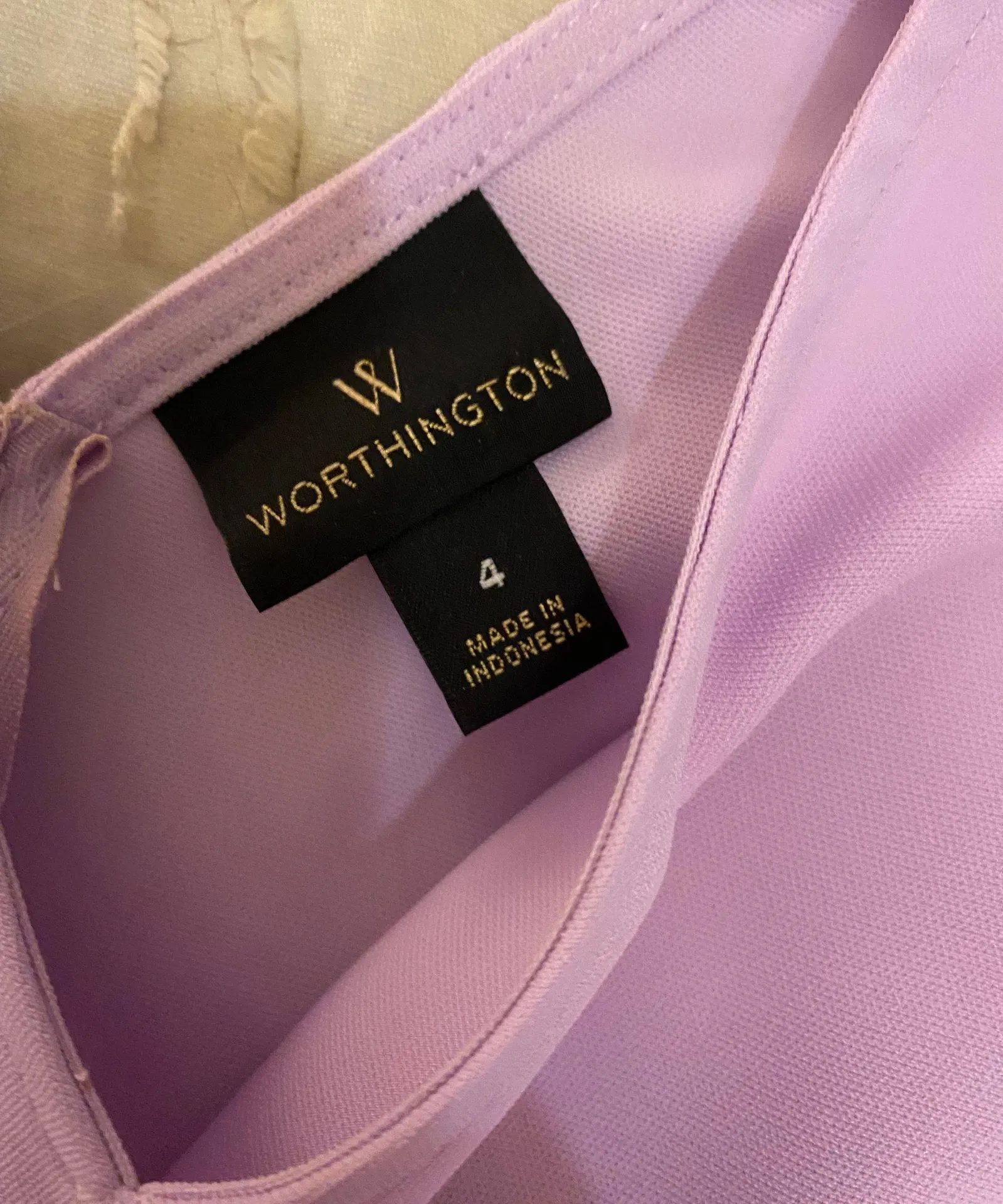 Worthington Purple Tie Waist Jumpsuit - Image 5