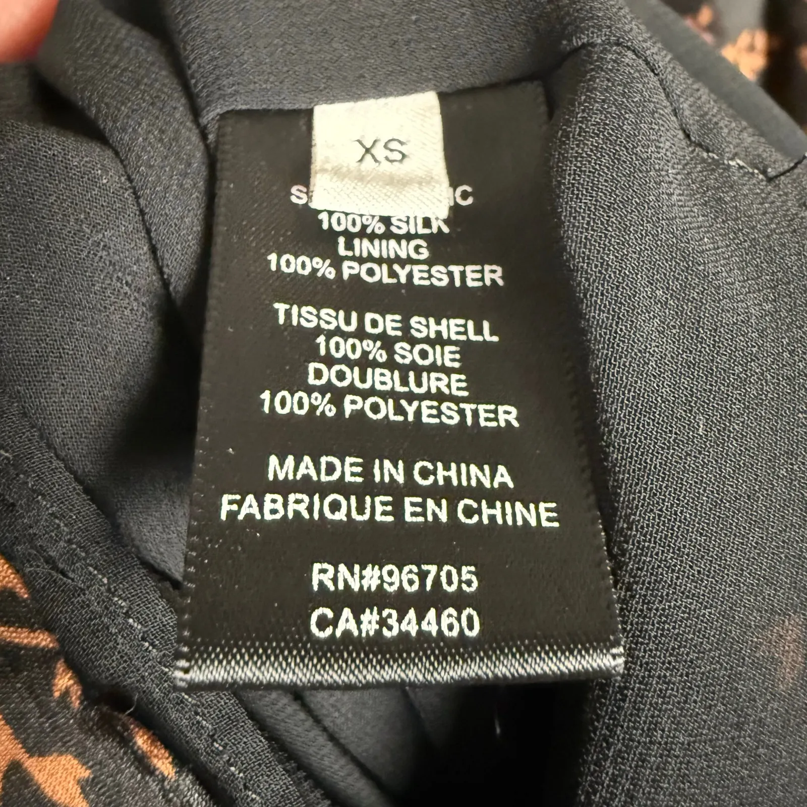 Rebecca Taylor Arden Black Floral Blouson Sleeve Scoop Ruched Silk Midi Dress XS - Image 14