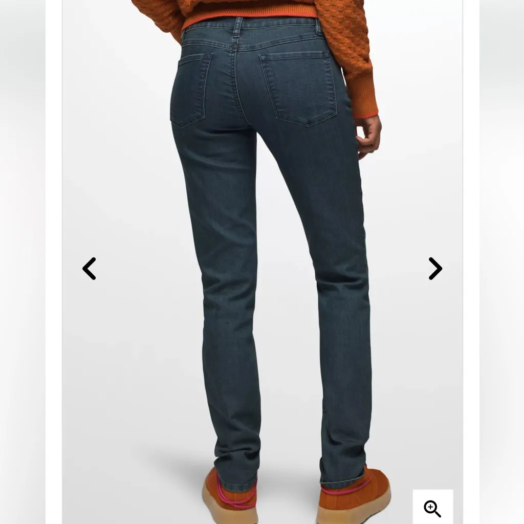 Prana Kayla Jeans Skinny Slim Mid-Rise 5 pocket Women’s‎ Size 4 - Image 10