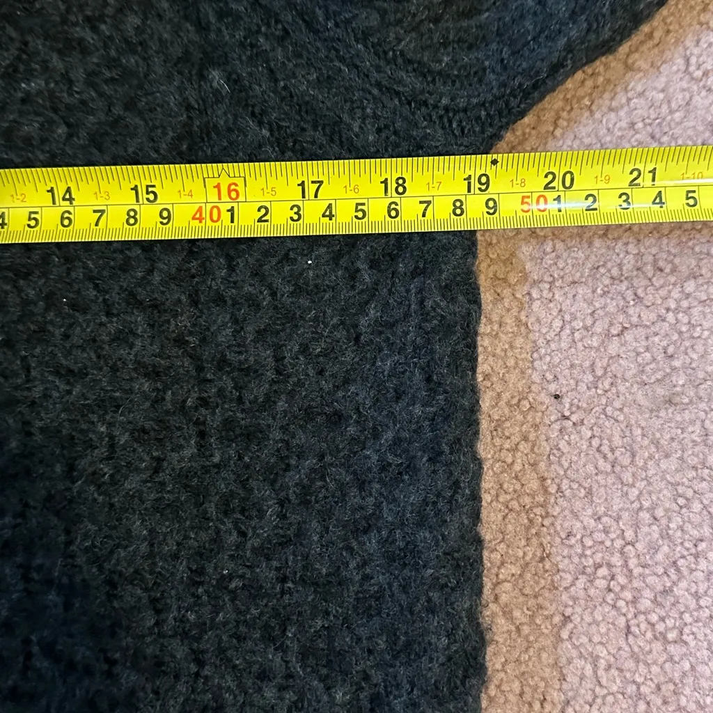 Anthropologie Small Bia Black Mock Neck Tunic Sweater Knit EUC Alpaca Blend - Image 5