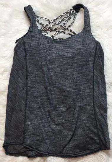 Lululemon Wild Tank Heathered Black  - Image 2