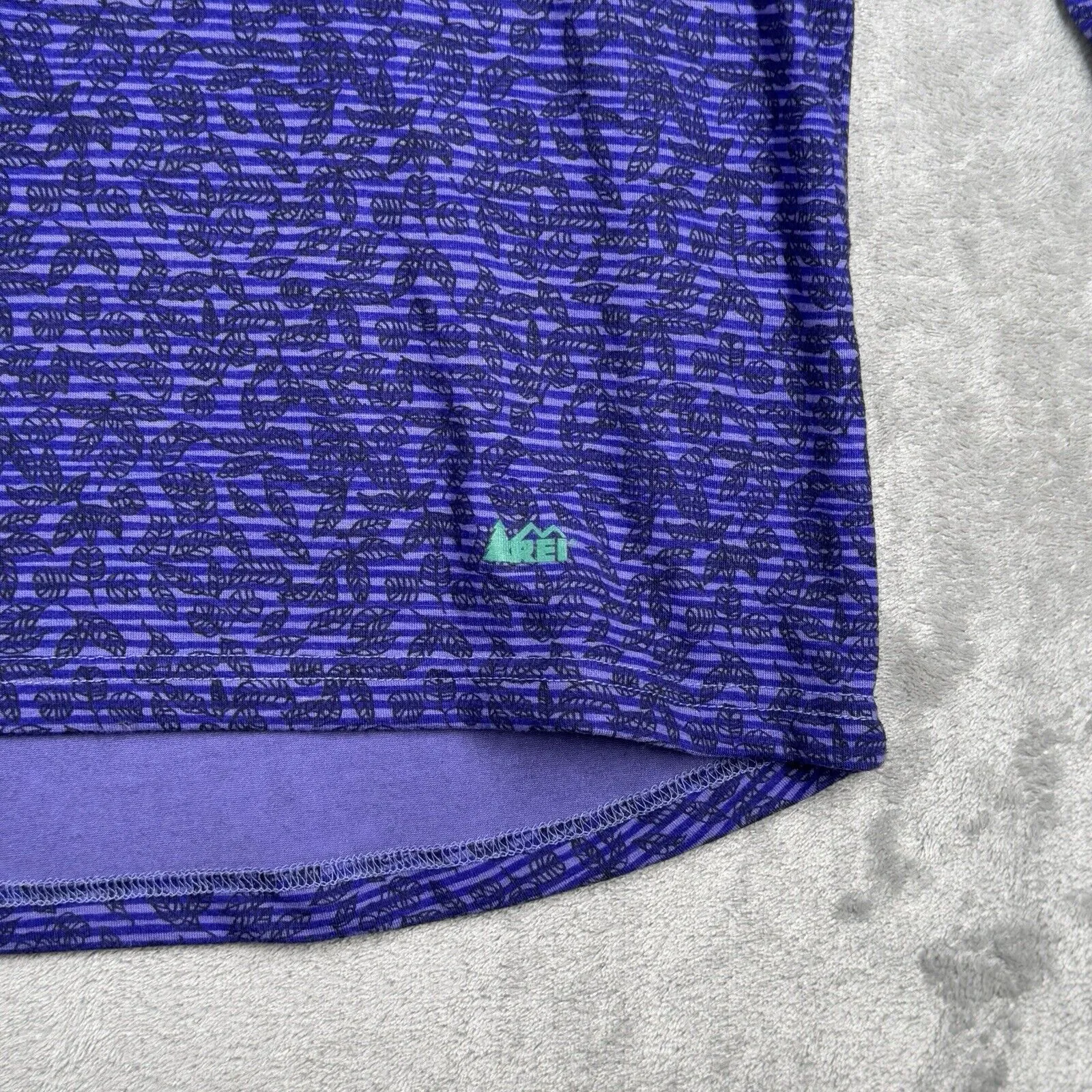 REI Shirt Womens Large Purple‎ Base Layer Top Layering Outdoors Hiking Gorpcore Purple - Image 5