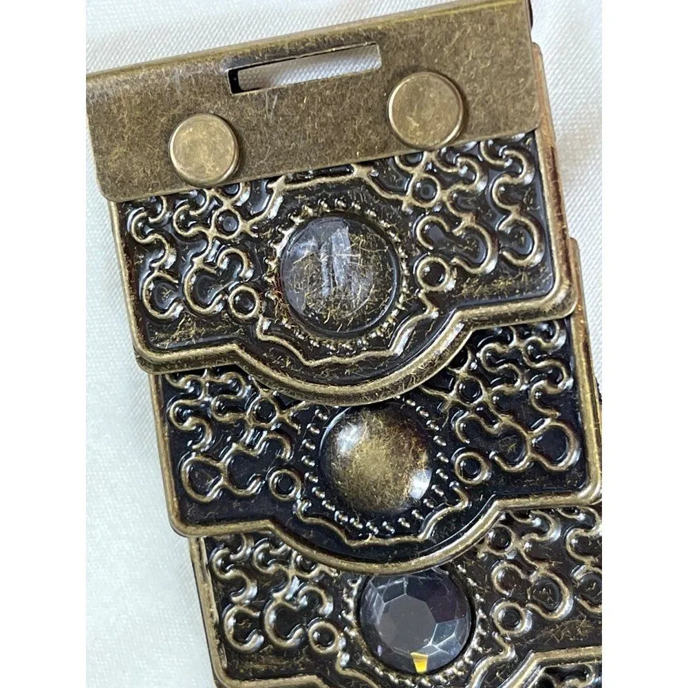 Steve Madden SKU 7678  Womens Antique Style Metal and Elastic Waist Belt - Image 5