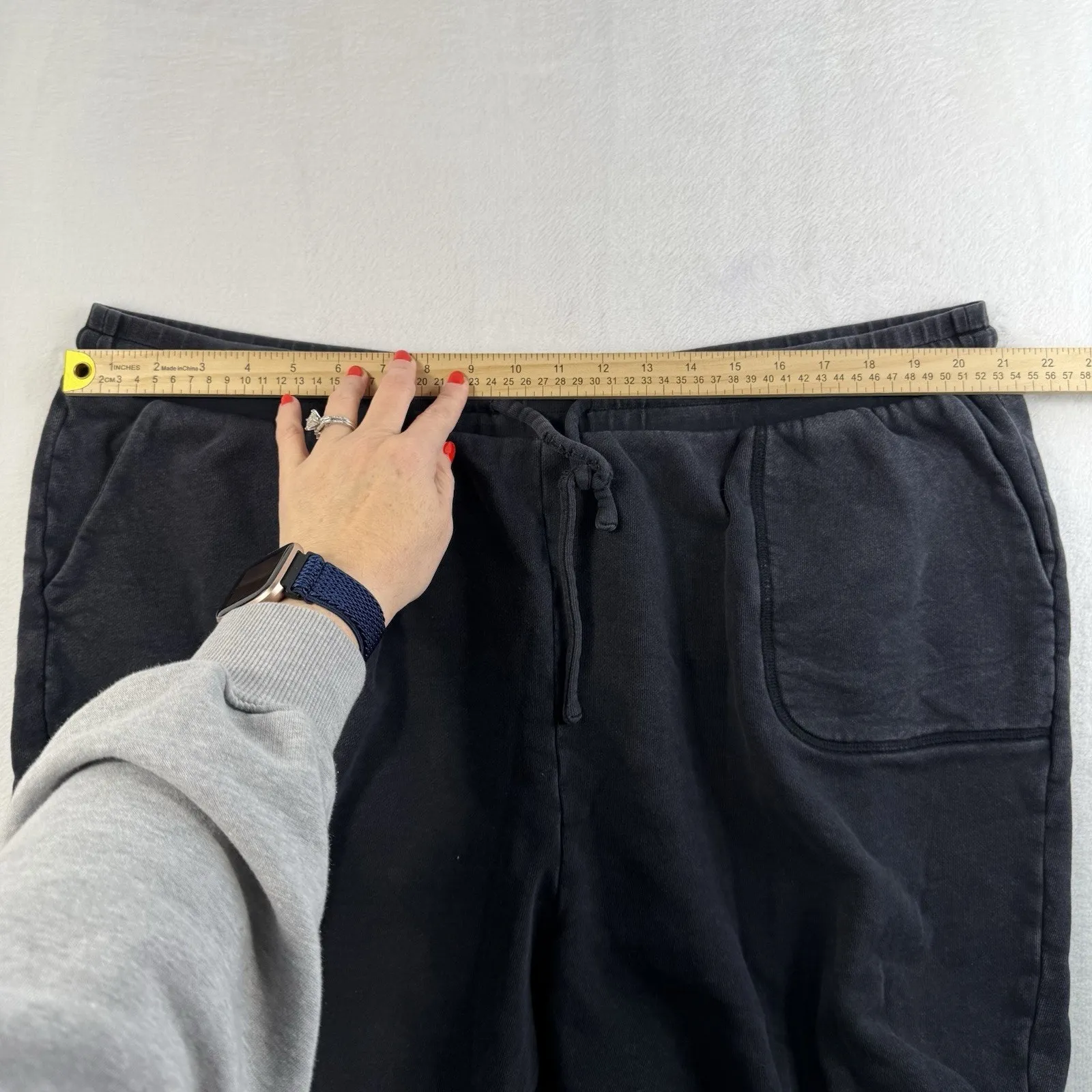 Torrid Plus 4 4X Cropped Jogger Pants Faded Black Drawstring Pockets Athleisure - Image 11