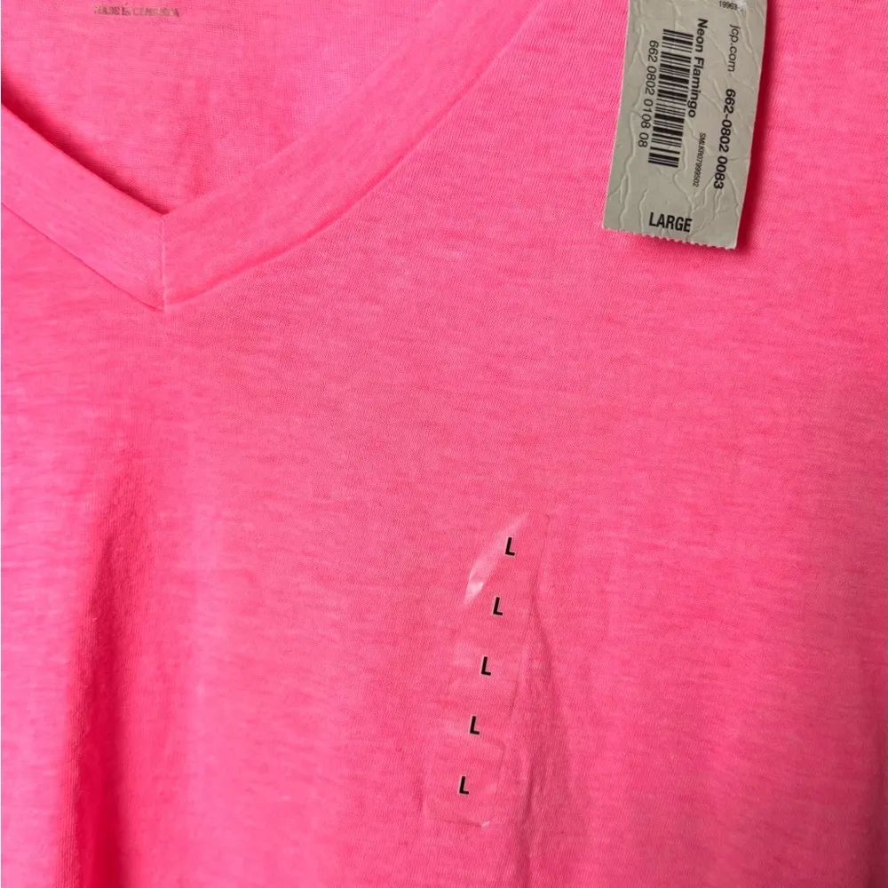 Arizona Jean Company  Short Sleeve V -Front  T-Shirt Sz L NWT - Image 6