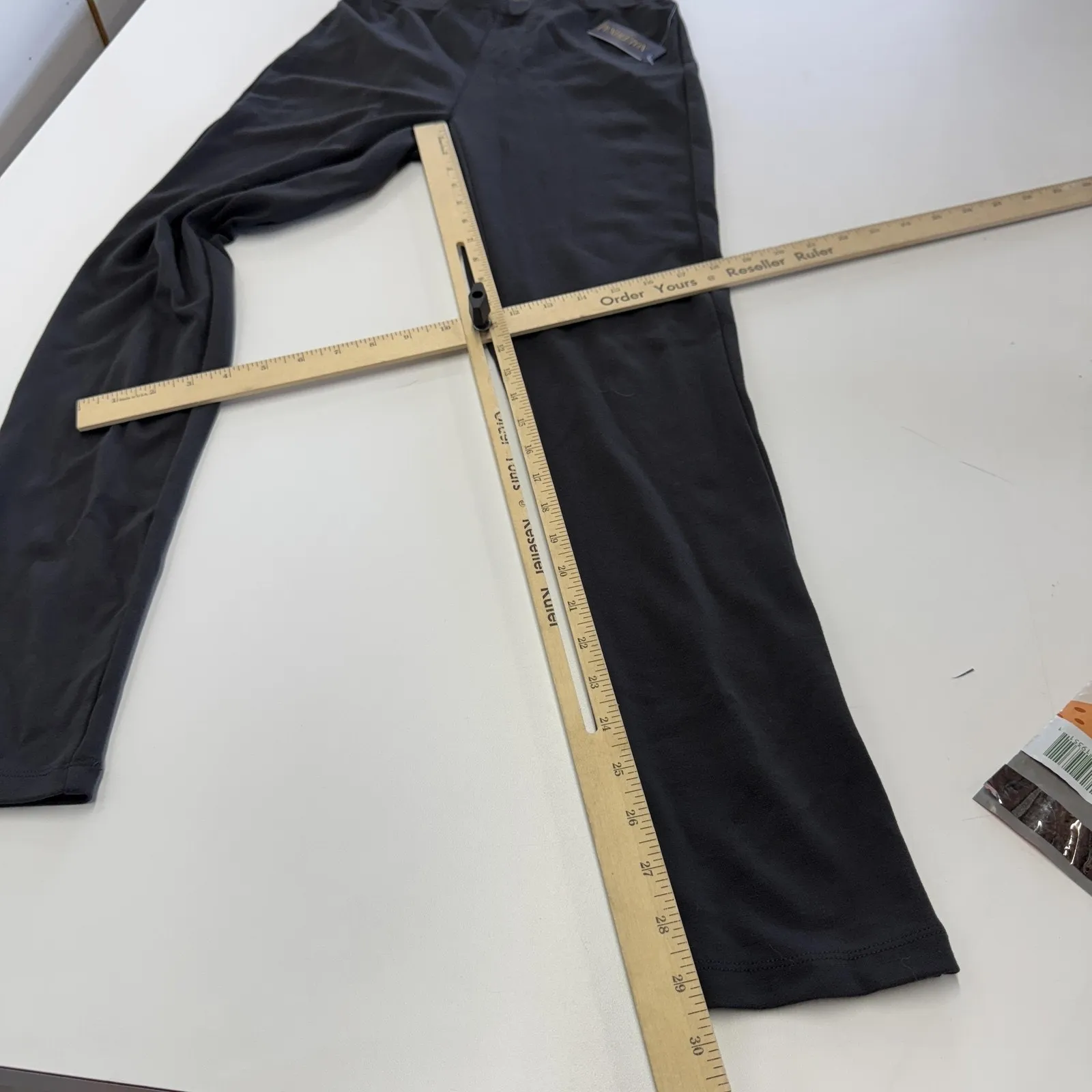 Pendleton Pants Womens Medium Black Grey‎ Stretch Rayon Blend Pull On Essentials - Image 9