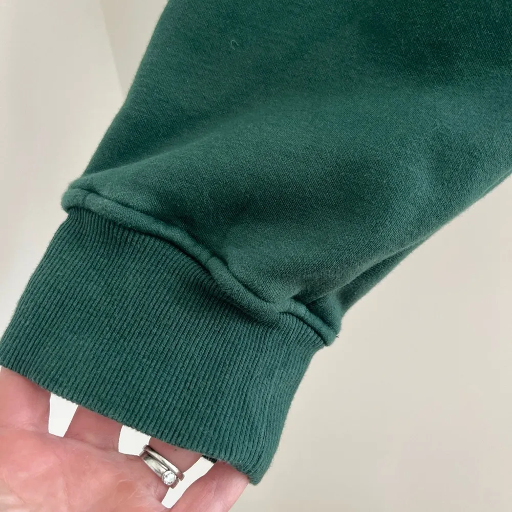 Le Lis Cropped Green California Los Angeles Sweatshirt  Large  Oversized Boxy - Image 3