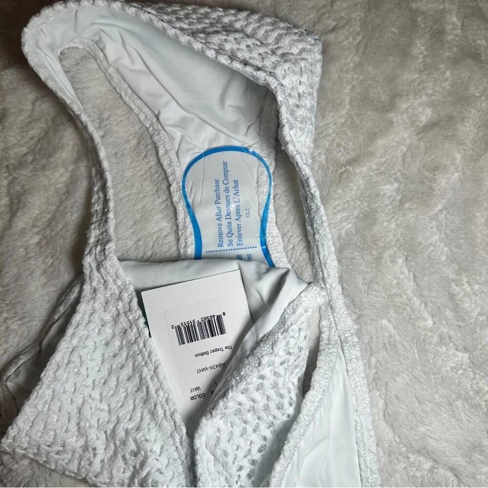 Andie Swim x Demi Moore Size L Bikini Bottom White The Tropez Pool Beach Resort - Image 8