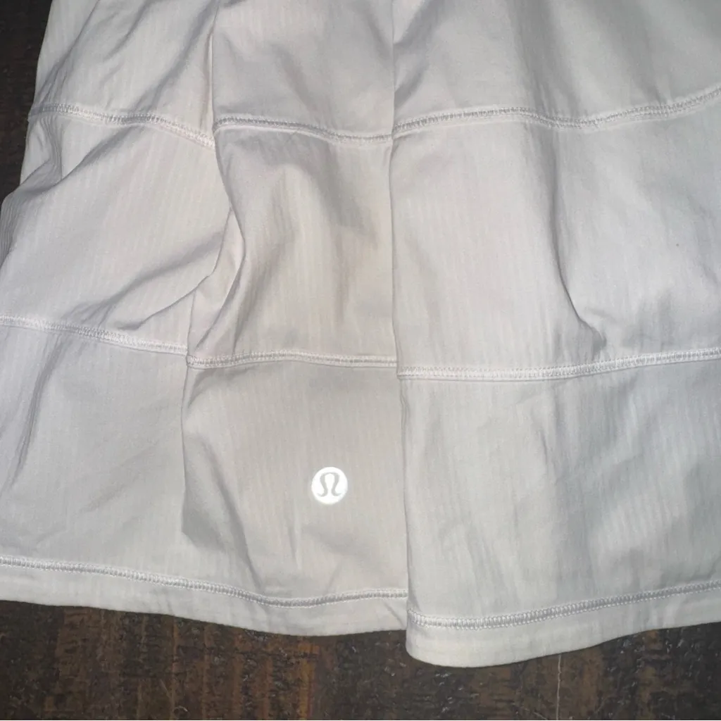 Lululemon White Pace Rival Skirt Size 6 Tall - Image 6