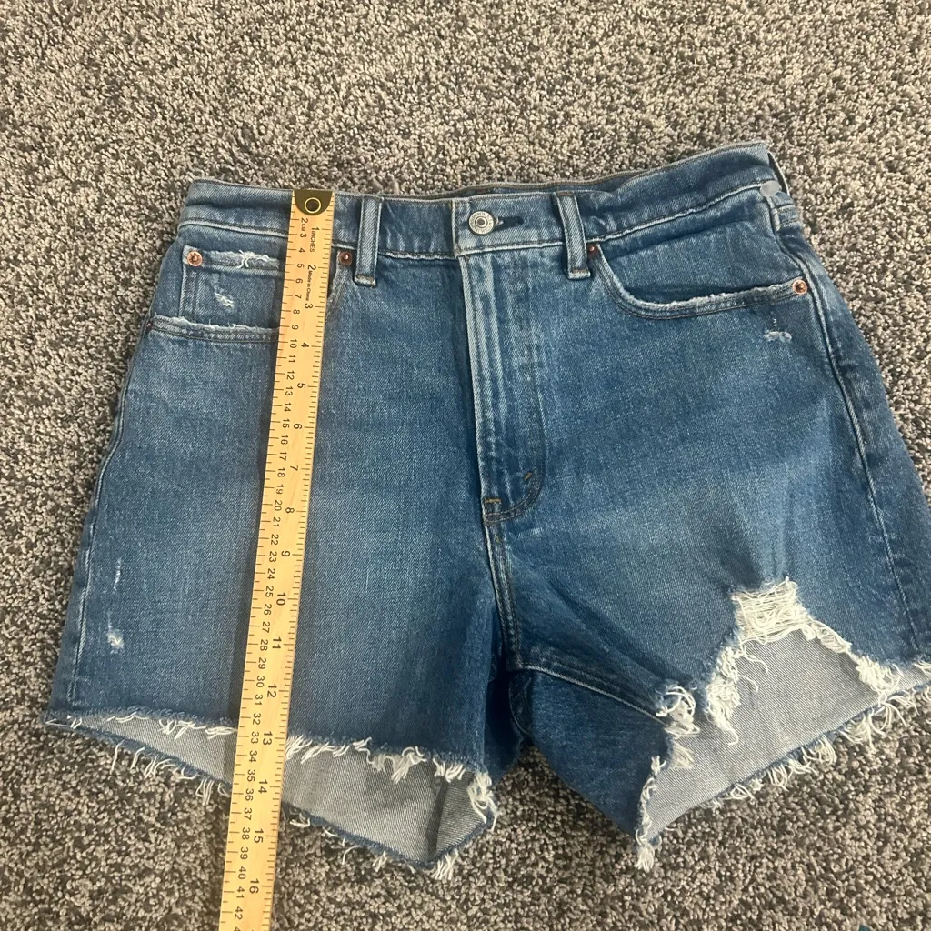 Abercrombie & Fitch High Waisted Mom Shorts Women’s Size 28 6 - Image 6