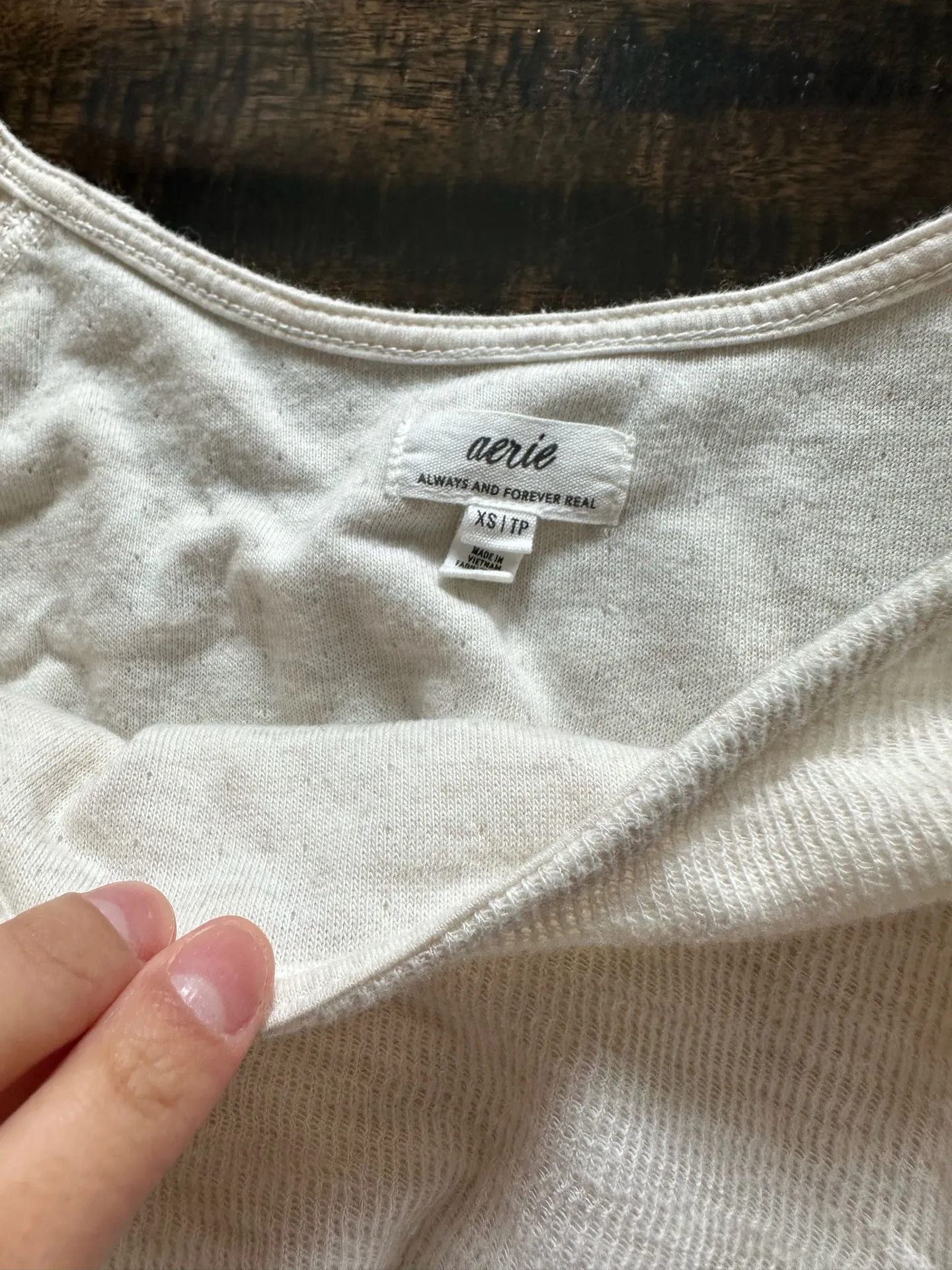 Aerie Lightweight Bubble Sleeve Top  - Image 2