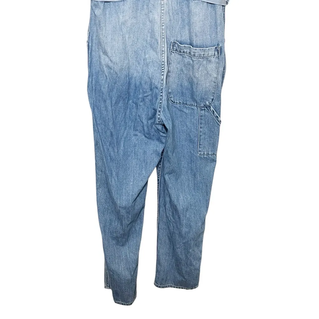 Pistola Grover Denim Jumpsuit Women’s Small Utility Blue Short Sleeve Retro - Image 7