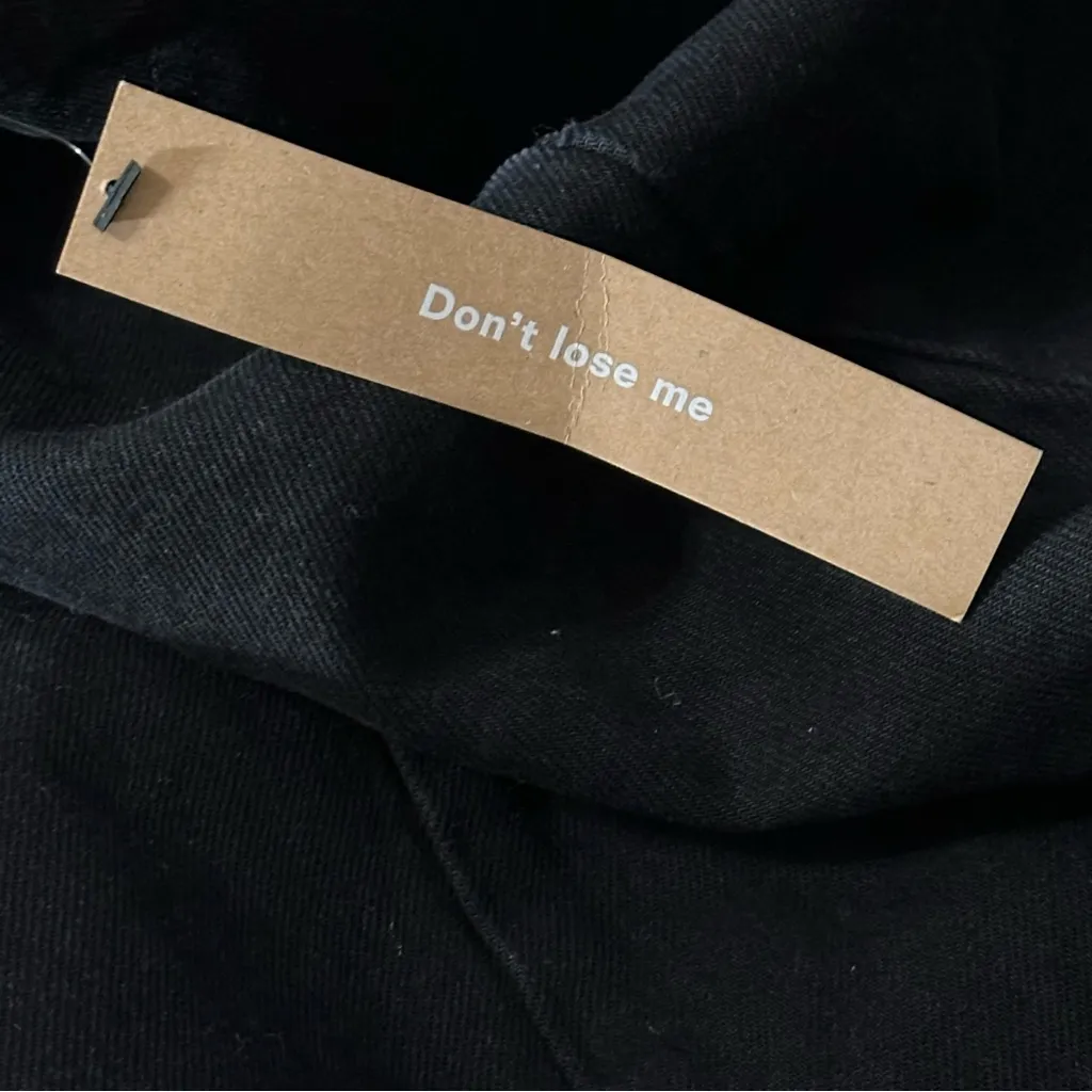 Reformation Jeans NWT Women’s Size 28 Black Tatiana Belted Denim Mini Skirt - Image 8