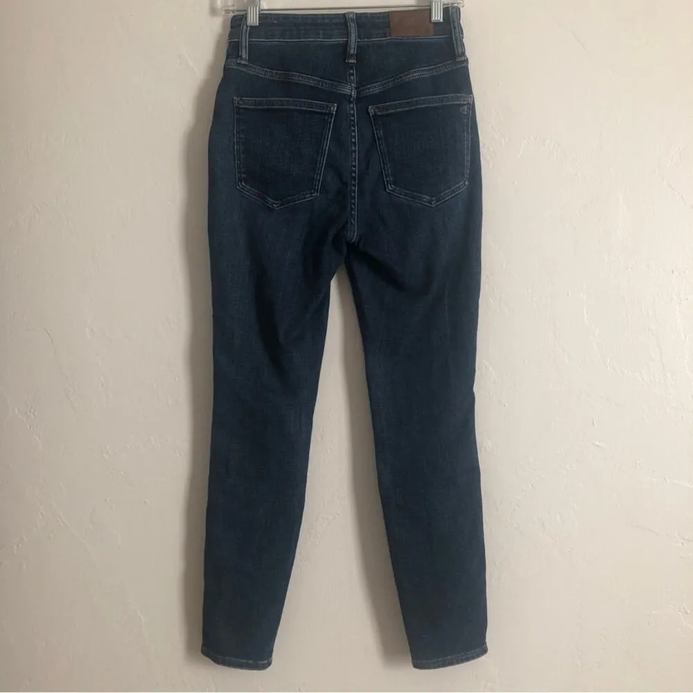 Madewell Denim Curvy High Rise Skinny Pants Medium Blue Wash Jeans - Image 6