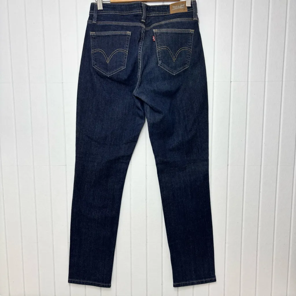 Levi's Curvy 529 Women's Skinny Leg Jeans - Dark Blue Size 6 - Image 3