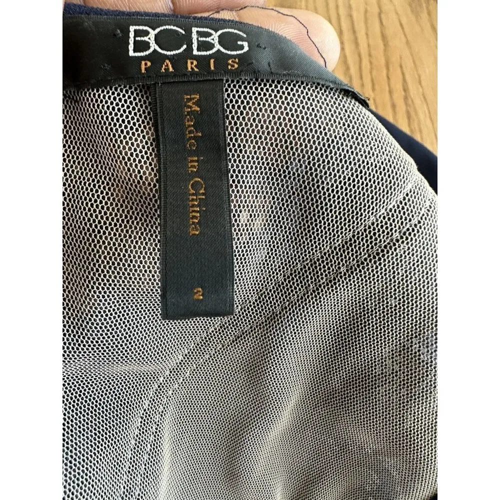 BCBG MAXAZRIA Paris Lace Mermaid Gown Prom Dress  SIZE 2 $338 Demure Elegant - Image 13