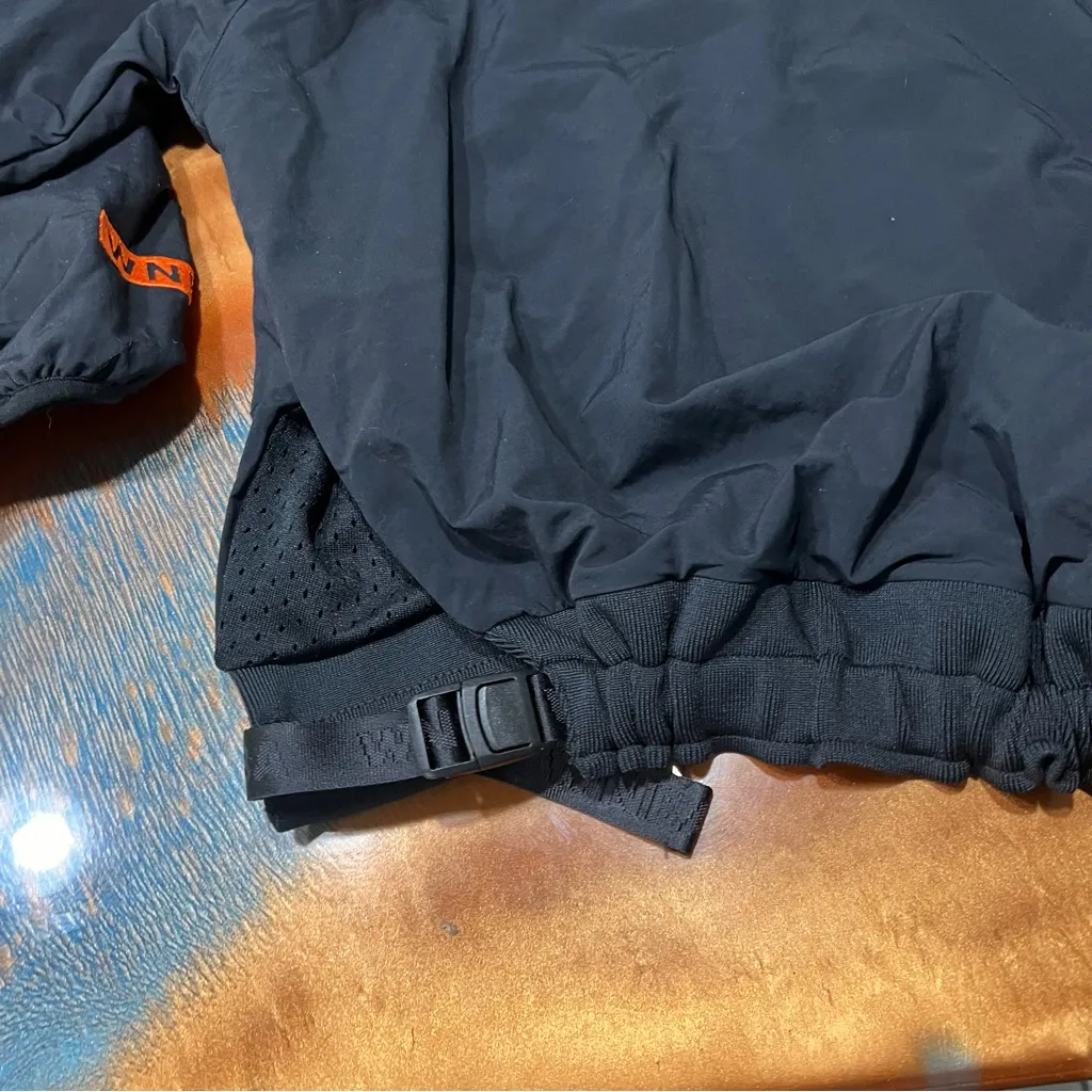 Nike WNBA CT Sun Black Full zip jacket size medium orange embroidered logo - Image 11