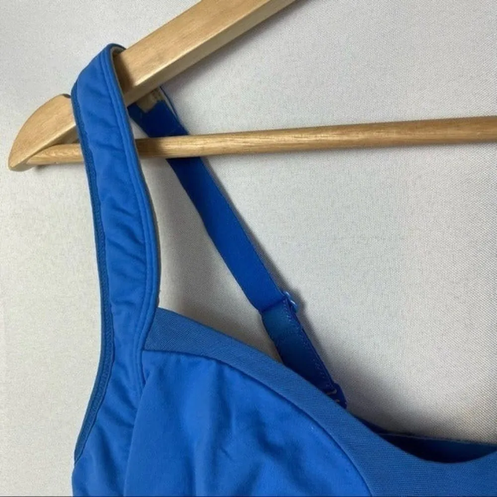 Lululemon Ta Ta Tamer Pipe Dream Blue Athletic Sports Bra 36C - Image 3