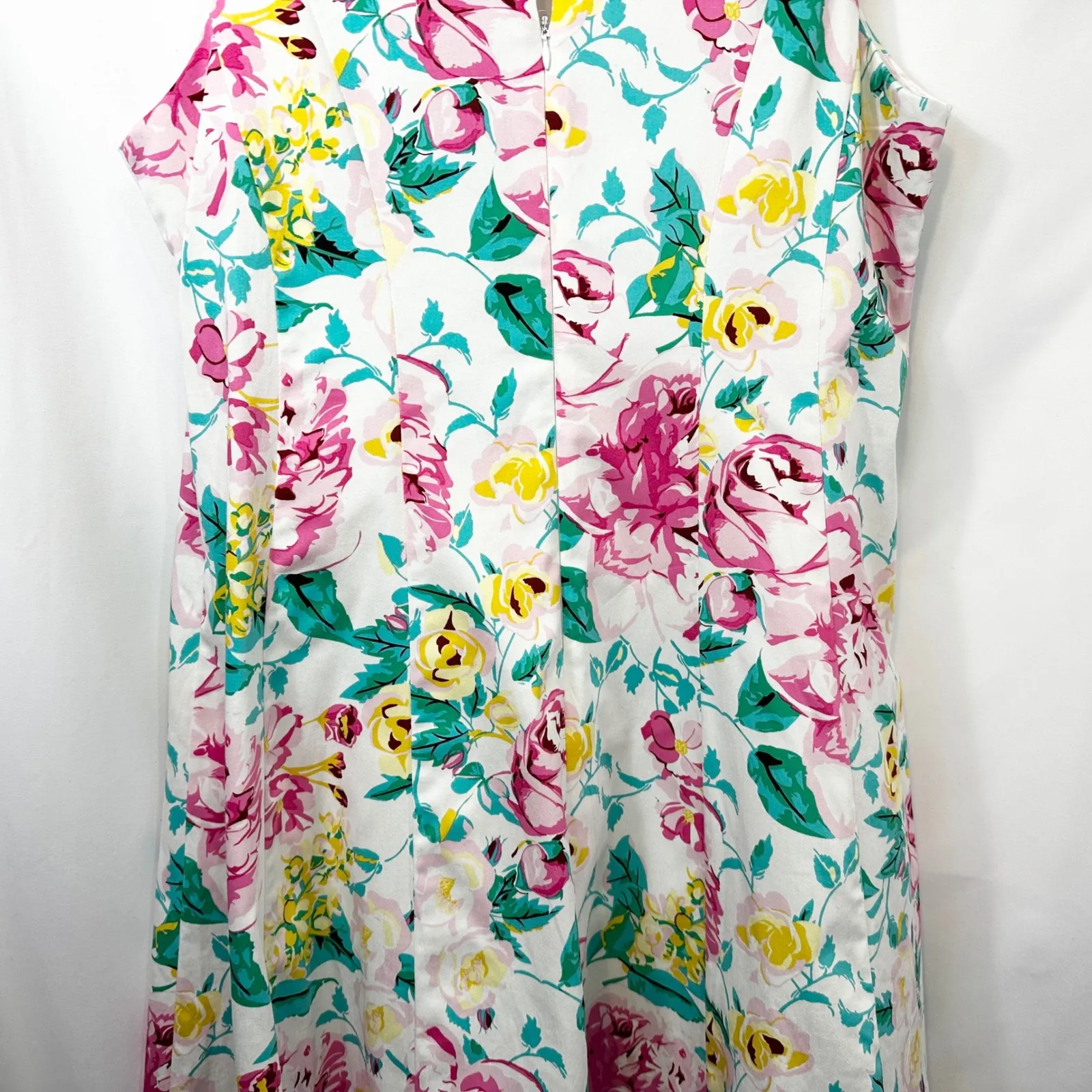 Ronni Nicole Plus Size 18 Midi Dress Floral A Line Sleeveless Spring Easter 793 - Image 8