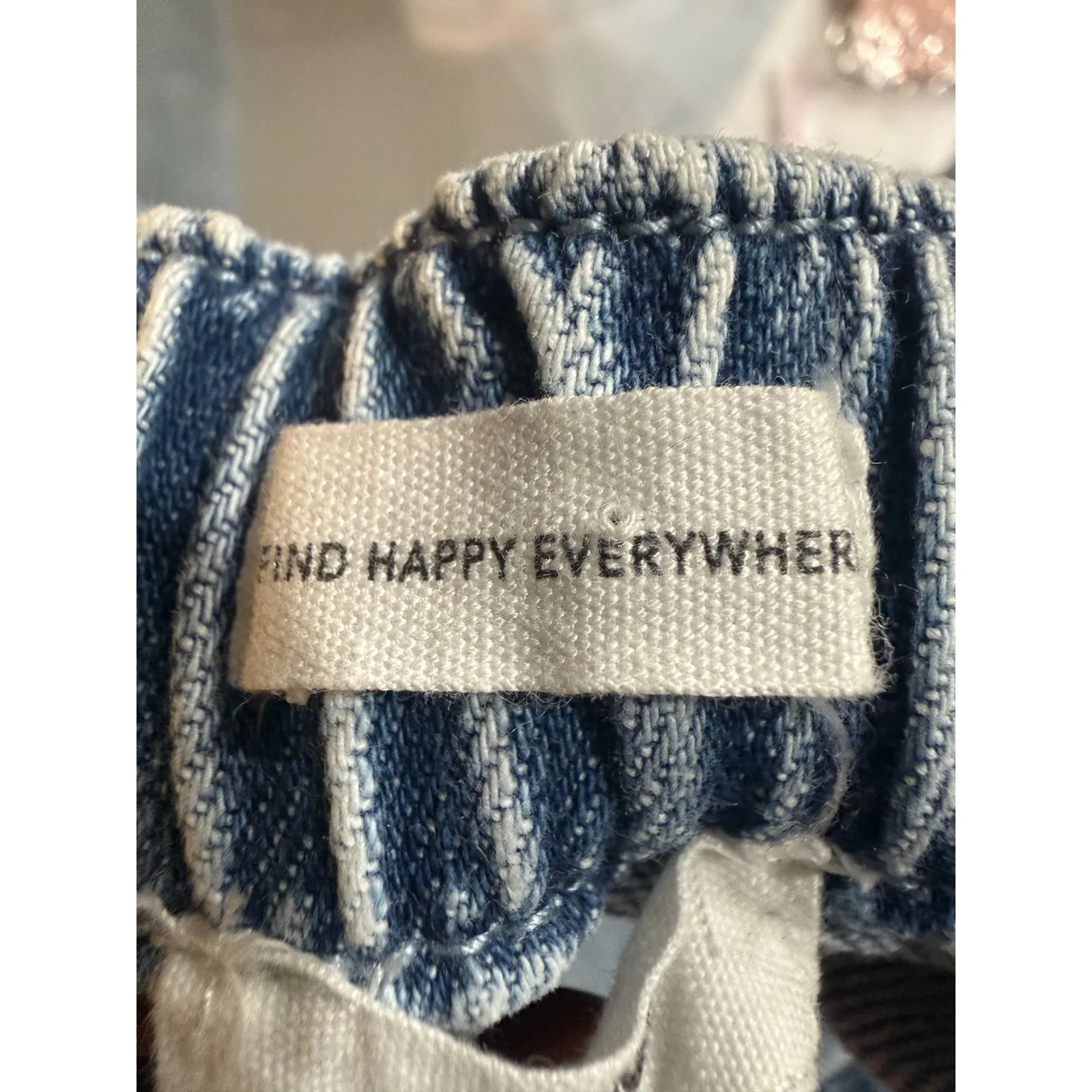 Aerie Denim Skirt Distressed Light Wash Elastic Waist Flare Mini Womens XL - Image 3