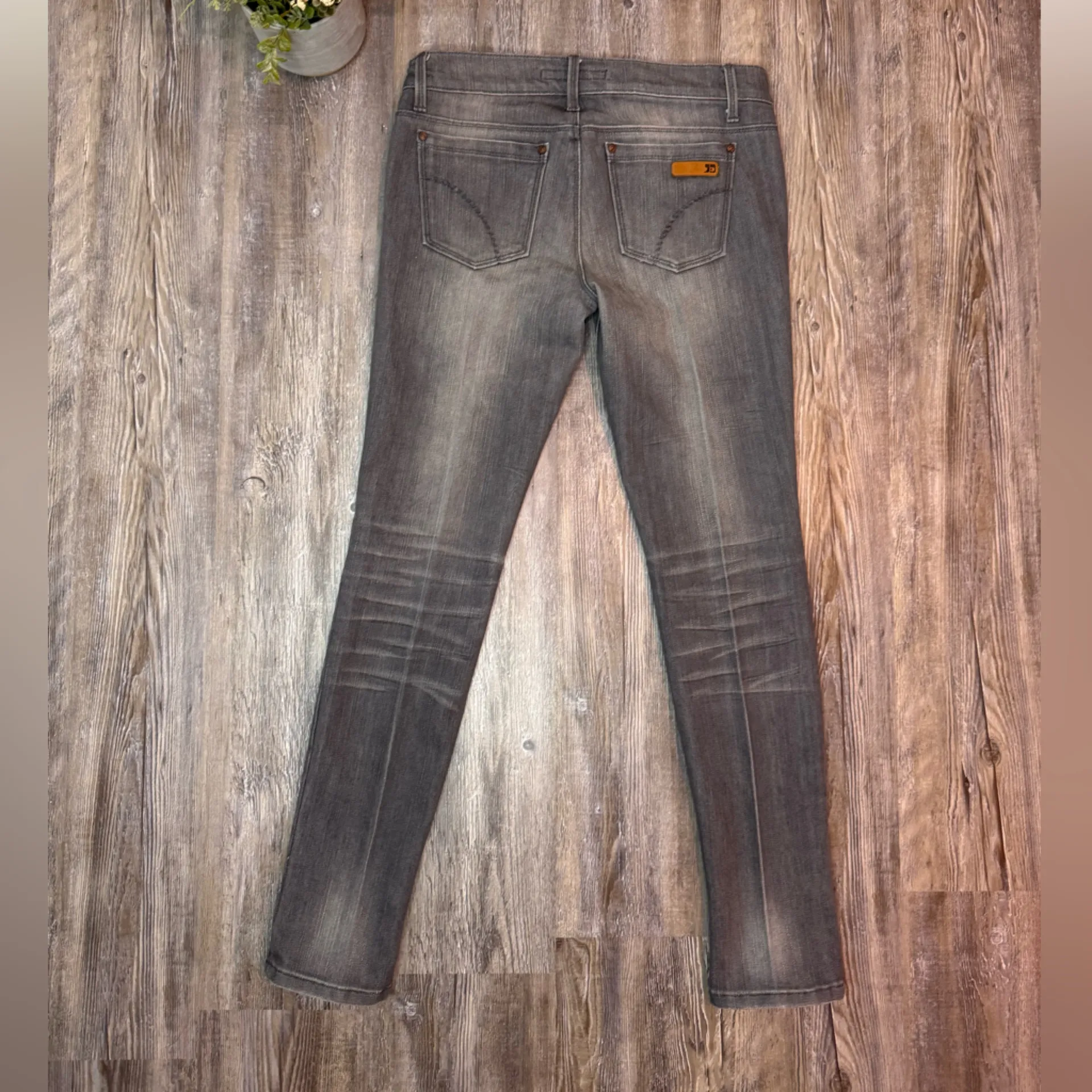 Joes Jeans Womens Charcoal Grey Mid Rise Provocateur Skinny Casual Size 26 or 2 - Image 2
