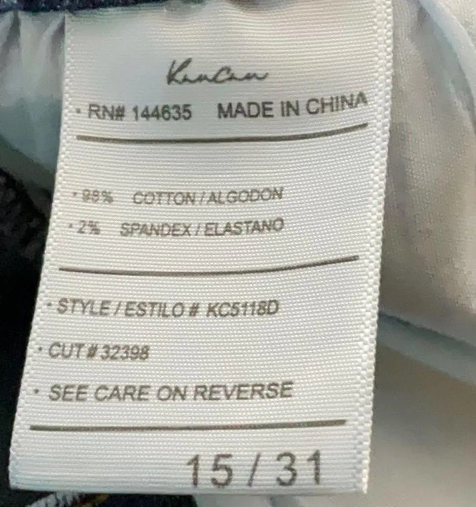 KanCan Los Angeles Estilo Distressed Button Fly Jean Size 15/31 - Image 10