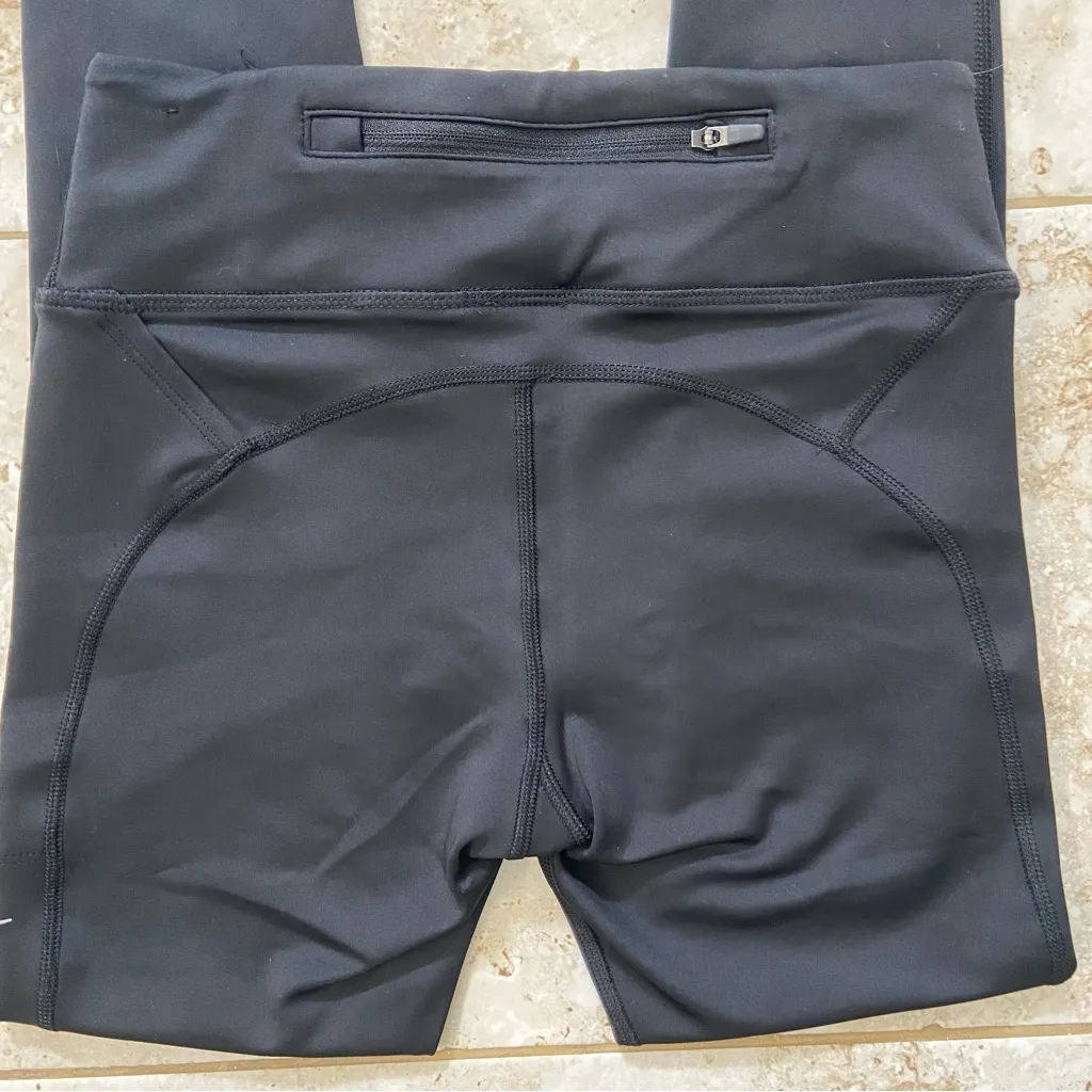 NIKE Crew Neck Top and Leggings Black XSmall - Image 3