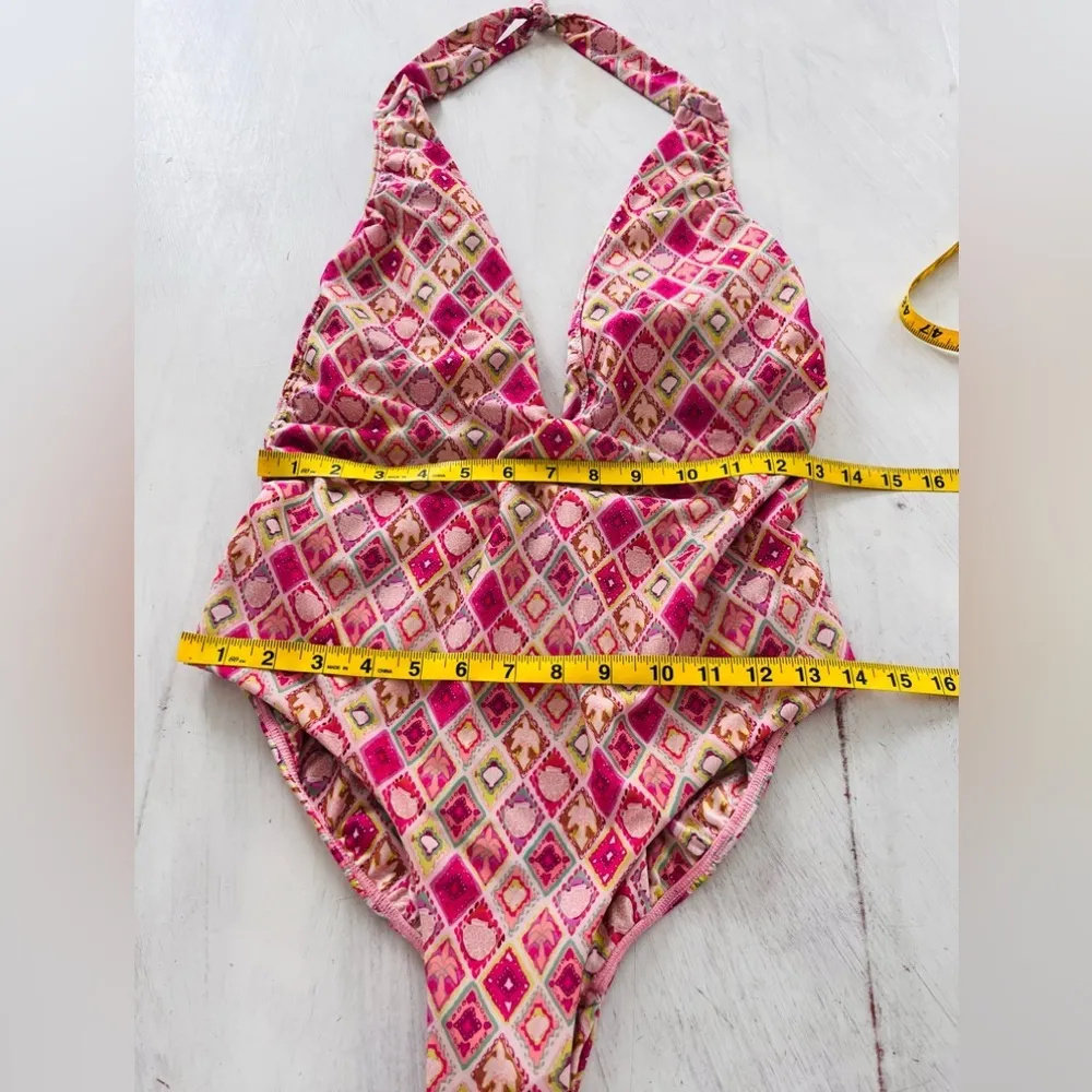 Anthropologie Peixoto Janis One-Piece Swimsuit Orange Size XL NWOT $122 - Image 8