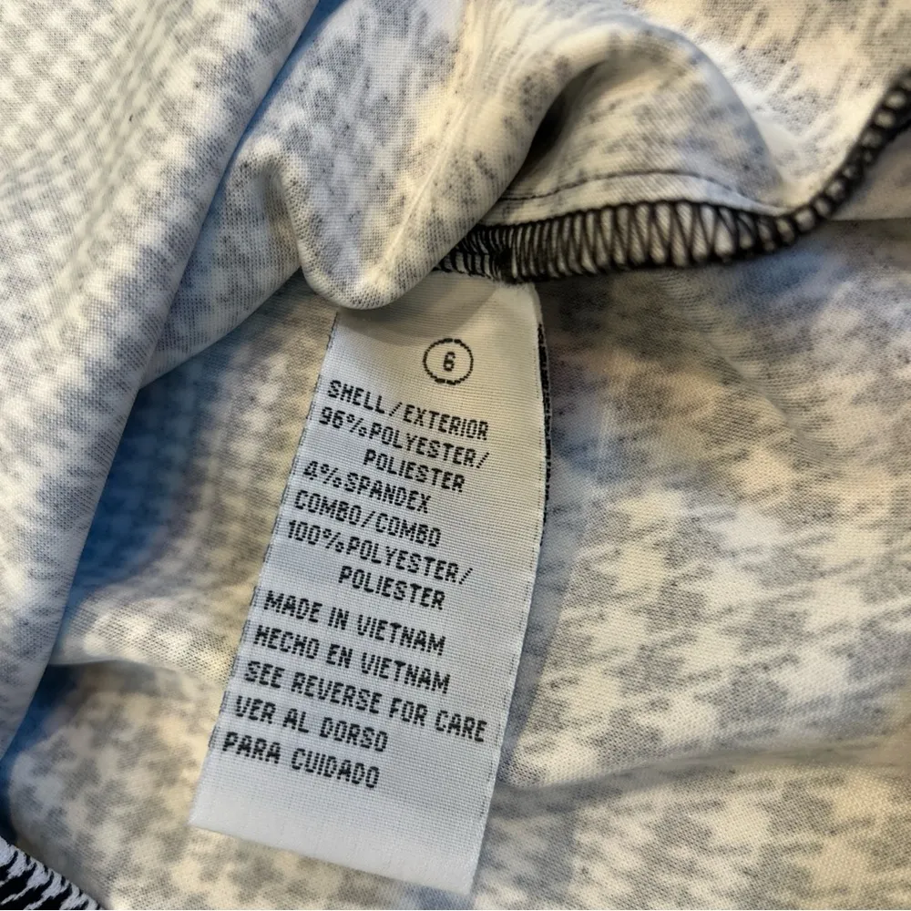 Shelby & Palmer Women’s  Black And White Houndstooth Bell Sleeve Dress Sz 6 - Image 10