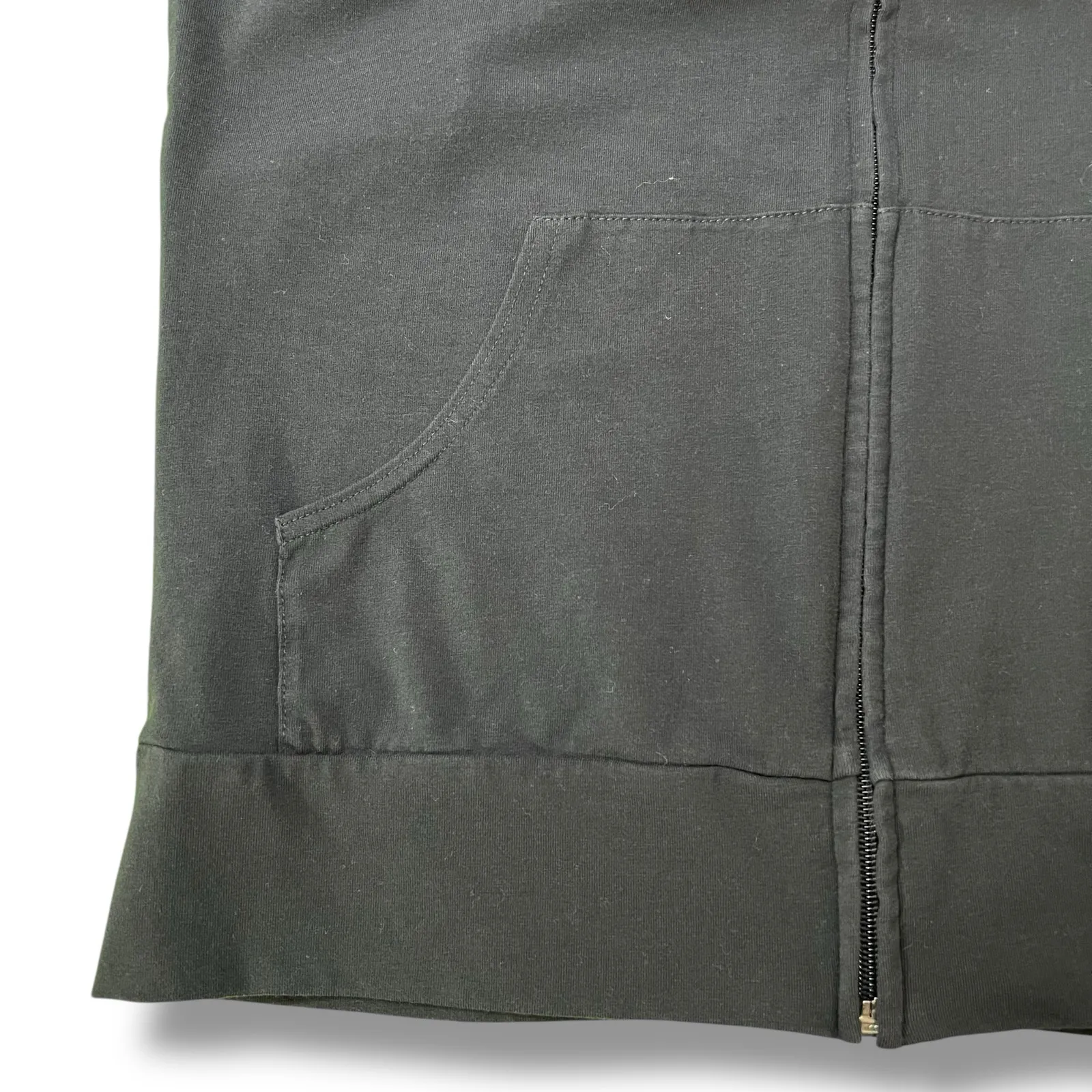 bella Womens Shirt Jacket Full Zip Lightweight High Collar Long Sleeve Black Lar Size L - Image 8