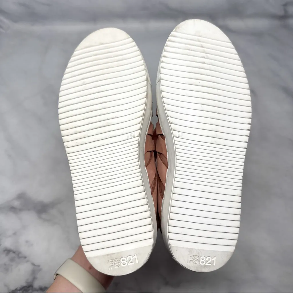 PS821 Alpha LE #007 Nubuck Leather Cutout Sneaker Shoes Trainers Blush Pink 36 Size 5 - Image 11