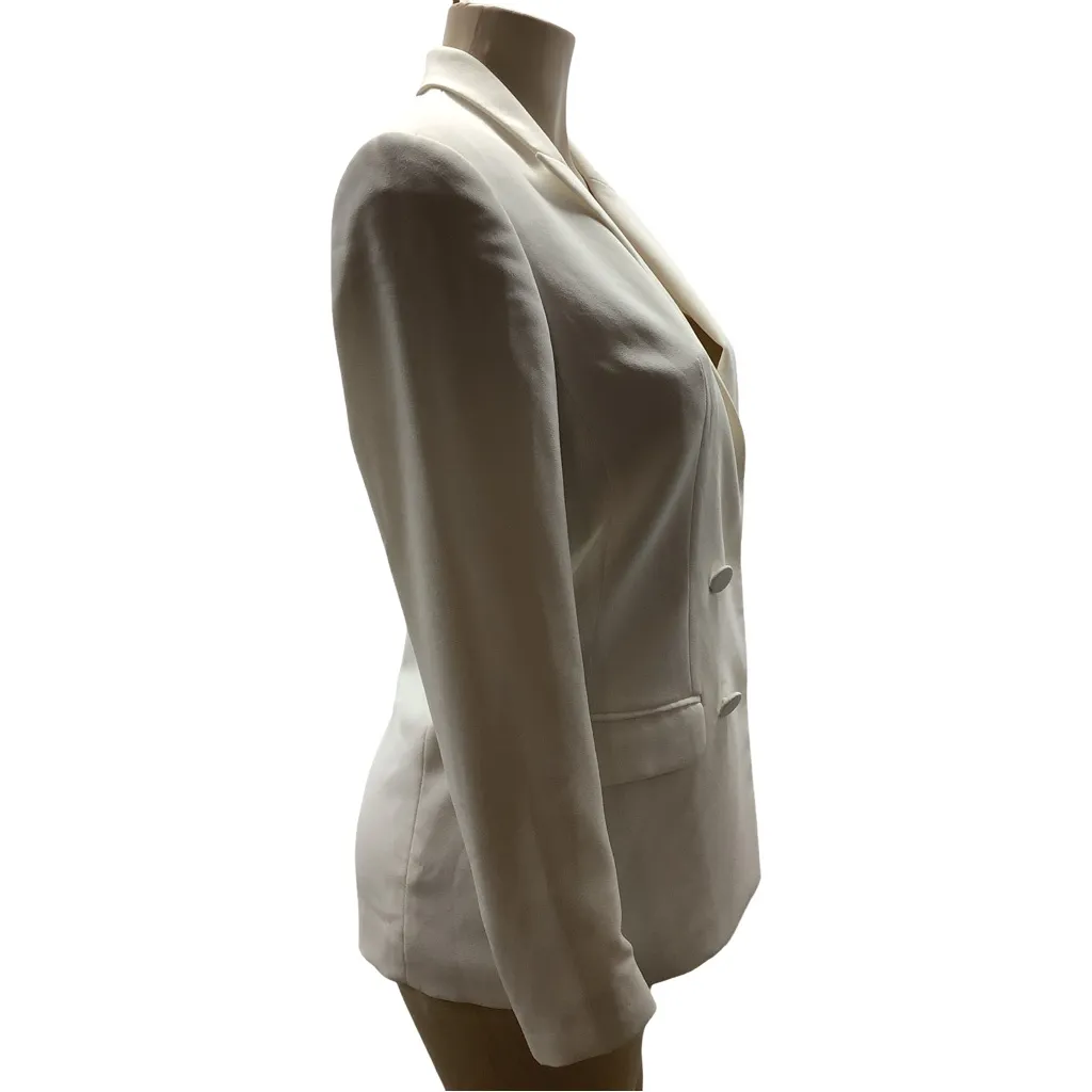 Express Size Small Cream Double Busted Blazer Jacket. Preloved - Image 2