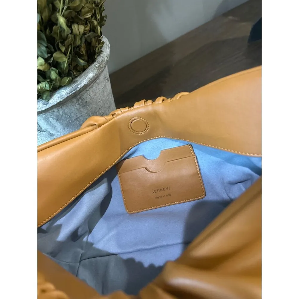 Senreve Cornetti Crossbody Clutch Bag Detachable Strap Saddle Womens Size OS Brown - Image 12